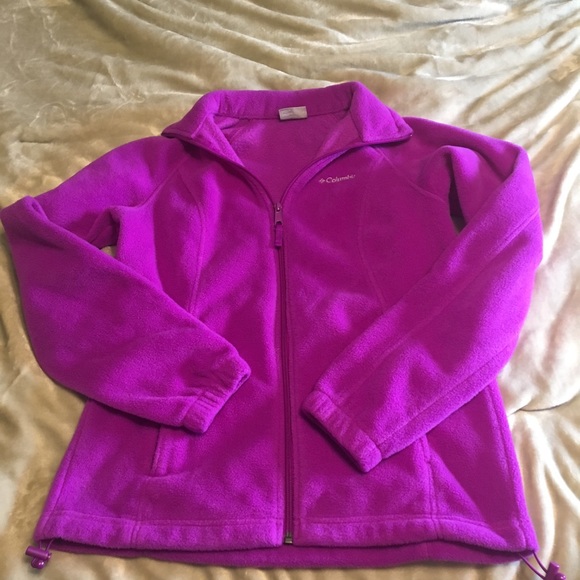 Columbia Jackets & Blazers - Columbia Fleece Magenta Zip Up